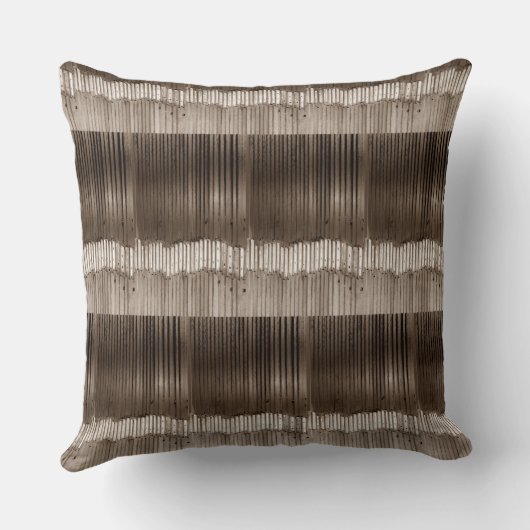 抽象芸術パタユニークーンとベージュ クッション (裏面)