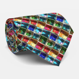 抽象芸術パターカスタムン4 ネクタイ