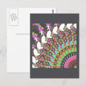 抽象芸術パターデザイン ポストカード (正面/裏面)