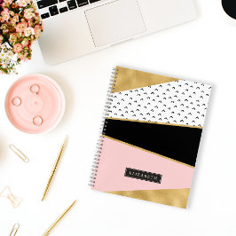 抽象芸術パターパーソナライズされたン ノートブック