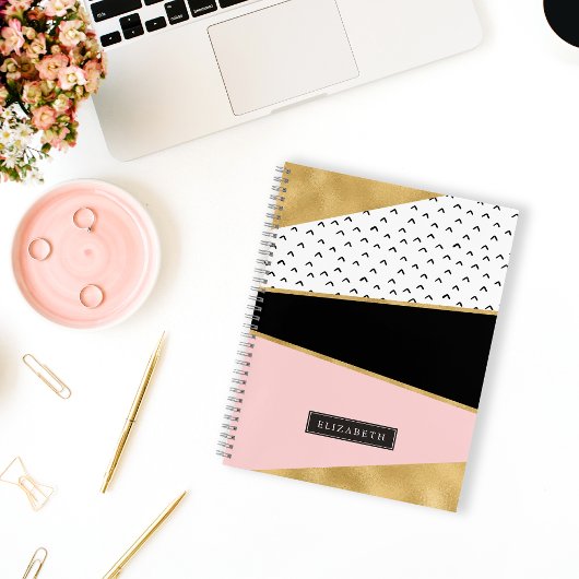 抽象芸術パターパーソナライズされたン ノートブック