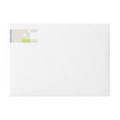 抽象芸術パターンの作成 ラップアラウンドラベル (正面)