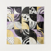 抽象芸術パターンの形状が多様。 タペストリー (正面)