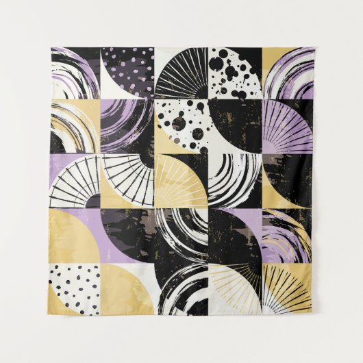 抽象芸術パターンの形状が多様。 タペストリー (正面)