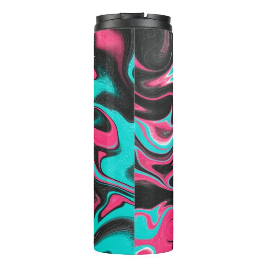 抽象芸術パターンの背景(グラデーションテクスチャ) タンブラー (裏面)