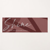 抽象芸術パターンの輝き宇宙は君の様だ ヨガマット (正面(横))