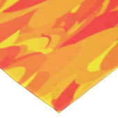 抽象芸術パターンオレンジ色の赤（黄） テーブルクロス (アングル)