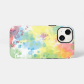 抽象芸術パターンカラーアート iPhoneケース (裏面横)