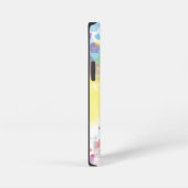 抽象芸術パターンカラーアート iPhoneケース (右側面)