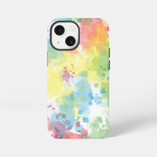 抽象芸術パターンカラーアート iPhoneケース (裏面)