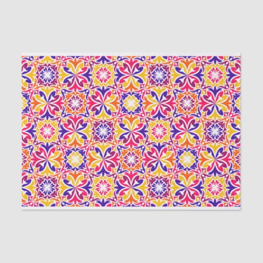 抽象芸術パターンジオメトリの切り離し 薄葉紙 (正面)