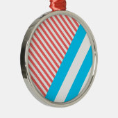 抽象芸術パターンジオメトリ メタルオーナメント (右)