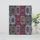 抽象芸術パターンスクラップブック紙 (スタンド正面)