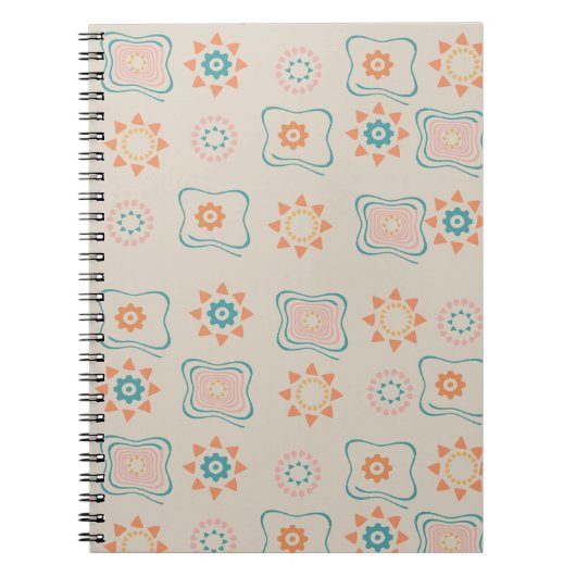 抽象芸術パターンノートブック ノートブック (正面)