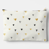 抽象芸術パターンモノグラムスクリプトモダンカスタム アクセサリーポーチ (裏面)