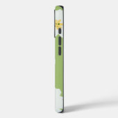 抽象芸術パターンレトログリーンレトロボタニカルWi Case-Mate iPhoneケース (裏面 / 左)
