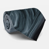 抽象芸術パターン付き青の色合いのネックタイ ネクタイ (ロール)