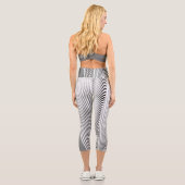 抽象芸術パターン作成3 カプリレギンス (裏面)