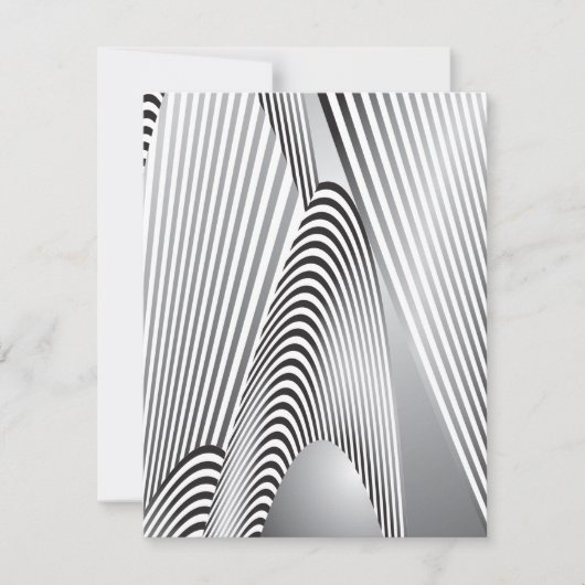 抽象芸術パターン作成3 ノートカード (正面)