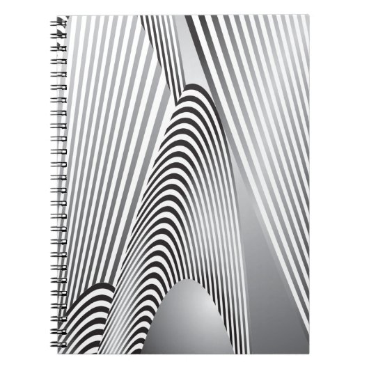 抽象芸術パターン作成3 ノートブック (正面)