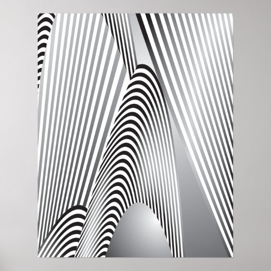 抽象芸術パターン作成3 ポスター (正面)