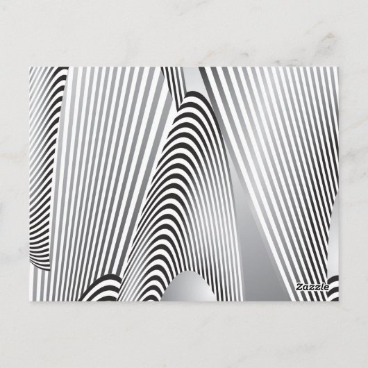 抽象芸術パターン作成3 ポストカード (裏面)