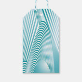 抽象芸術パターン作成4 ギフトタグ (正面)