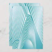 抽象芸術パターン作成4 サンキューカード (正面/裏面)