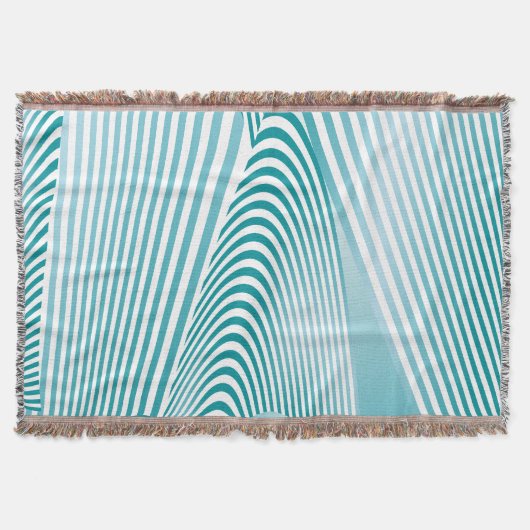 抽象芸術パターン作成4 スローブランケット (正面)