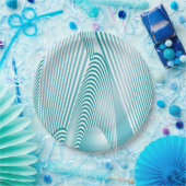 抽象芸術パターン作成4 ペーパープレート (パーティー)