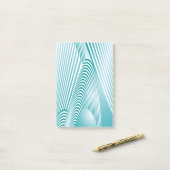 抽象芸術パターン作成4 ポストイット (デスク上)