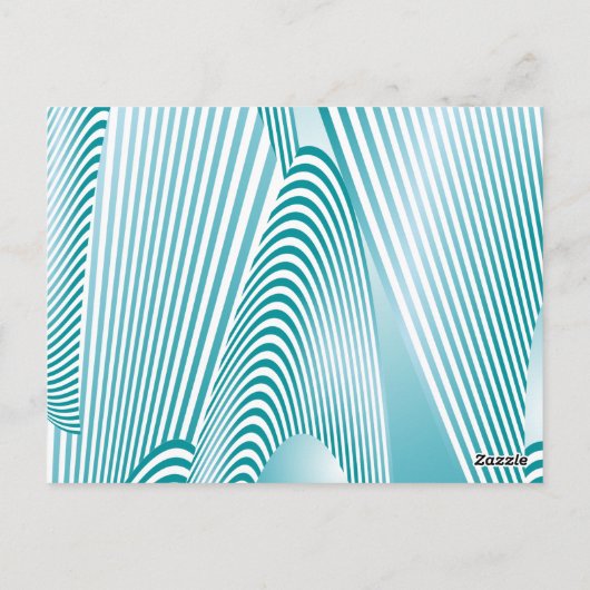 抽象芸術パターン作成4 ポストカード (裏面)