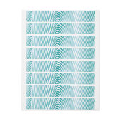 抽象芸術パターン作成4 ラップアラウンドラベル (シート)