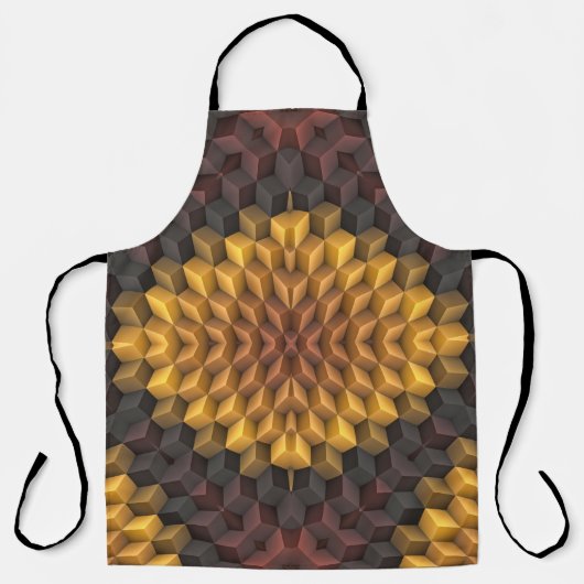 抽象芸術パターン操作抽象，アート，芸術的 エプロン (正面)