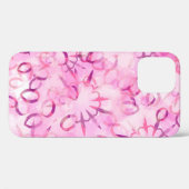 抽象芸術パターン民族デザイン。水彩（黒） Case-Mate iPhoneケース (裏面 (横))