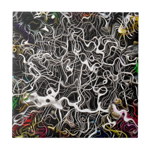 抽象芸術パターン背景テクスチャ タイル (正面)