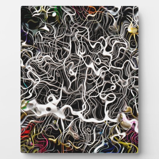 抽象芸術パターン背景テクスチャ フォトプラーク (正面)