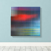 抽象芸術パターン背景 キャンバスプリント (インサイチュ (ウッドフロア))