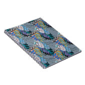 抽象芸術パターン背景 ノートブック (右側)