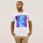 抽象芸術パターン表現鮮やかデザイン Tシャツ (正面フル)