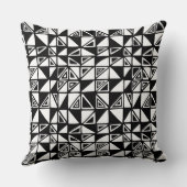 抽象芸術パターン051115 – 黒 クッション (裏面)