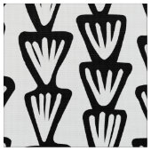 抽象芸術パターン070515 – 白黒 ファブリック (クローズアップ)