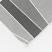 抽象芸術パターン070721 – グレーの階調 フリースブランケット (角)