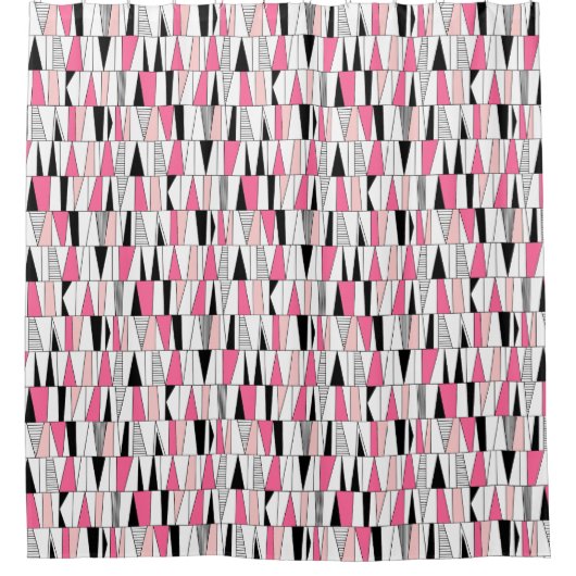 抽象芸術パターン070721 – 色04 シャワーカーテン (正面)