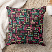 抽象芸術パターン110122 – 色01 クッション (ブランケット)