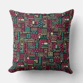 抽象芸術パターン110122 – 色01 クッション