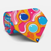 抽象芸術パターン1194 with fluid art - Men's Tie ネクタイ (ロール)