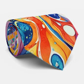 抽象芸術パターン1196 with fluid art - Men's Tie ネクタイ (ロール)