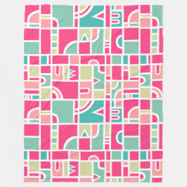 抽象芸術パターン170715 フリースブランケット