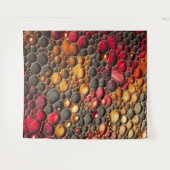 抽象芸術パターン1 -エンボスアートワーク タペストリー (正面(横))